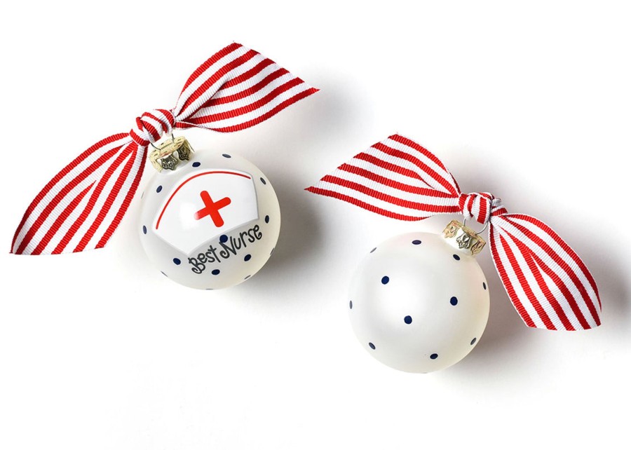 Commemorative Ornaments | Coton Colors by Laura Johnson Nurse Glass Ornament