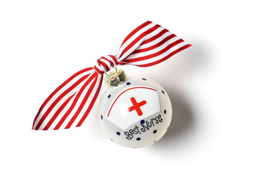 Commemorative Ornaments | Coton Colors by Laura Johnson Nurse Glass Ornament