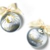 Religious Ornaments | Coton Colors by Laura Johnson The Birth Of Christ Glass Ornament - Luke 2:14