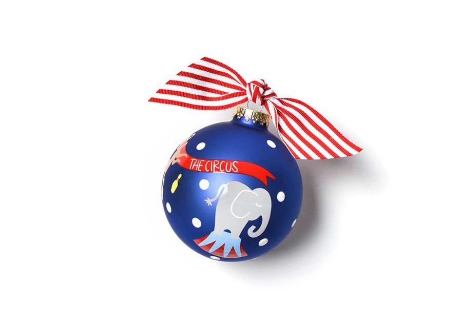 Babies & Children Ornaments | Coton Colors by Laura Johnson Circus Glass Ornament