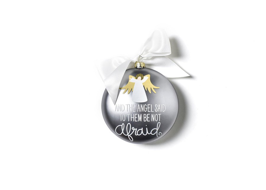 Religious Ornaments | Coton Colors by Laura Johnson The Birth Of Christ Glass Ornament - Luke 2:10