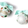 Family & Friends Ornaments | Coton Colors by Laura Johnson Best Mom Ever Glass Ornament