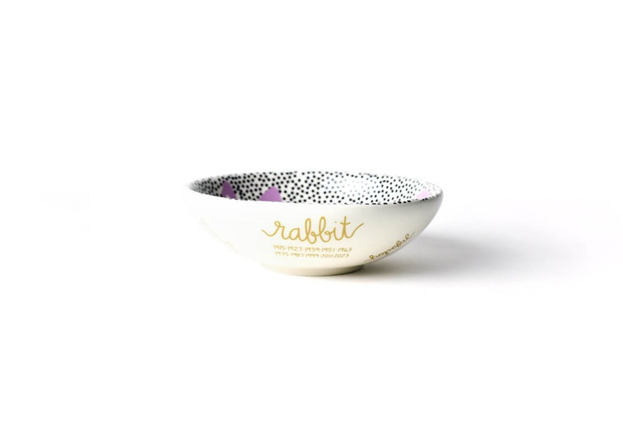 Shop All Dinnerware | Coton Colors by Laura Johnson Chinese Zodiac Rabbit Bowl