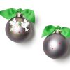 Wedding & Anniversary Ornaments | Coton Colors by Laura Johnson Merrily Ever After Glass Ornament