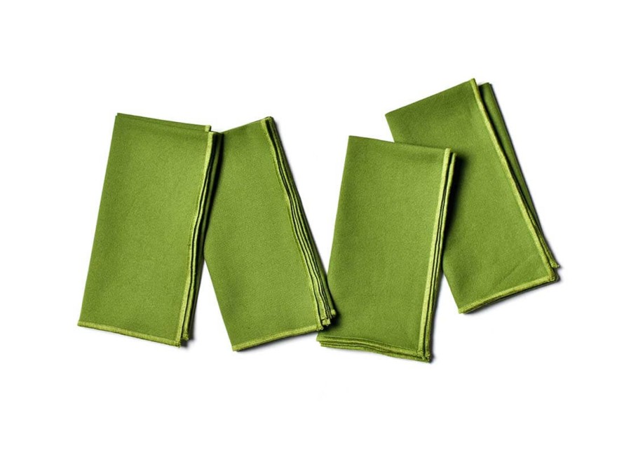 Shop All Serveware & Entertaining | Coton Colors by Laura Johnson Color Block Olive Napkin, Set Of 4