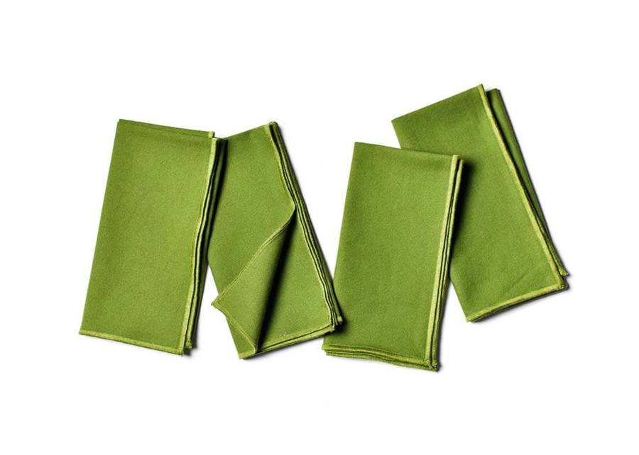 Shop All Serveware & Entertaining | Coton Colors by Laura Johnson Color Block Olive Napkin, Set Of 4