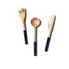 Shop All Serveware & Entertaining | Coton Colors by Laura Johnson Fundamentals Navy Wood Appetizer Utensils, Set Of 3