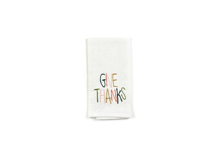 Shop All Home | Coton Colors by Laura Johnson Give Thanks Medium Hand Towel