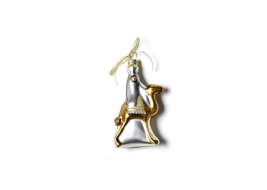 Religious Ornaments | Coton Colors by Laura Johnson O Holy Night Shaped Ornament - Wise Man 2