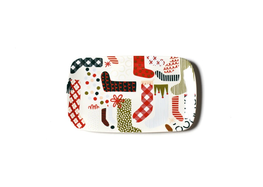 Shop All Serveware & Entertaining | Coton Colors by Laura Johnson Stockings Rectangle Platter