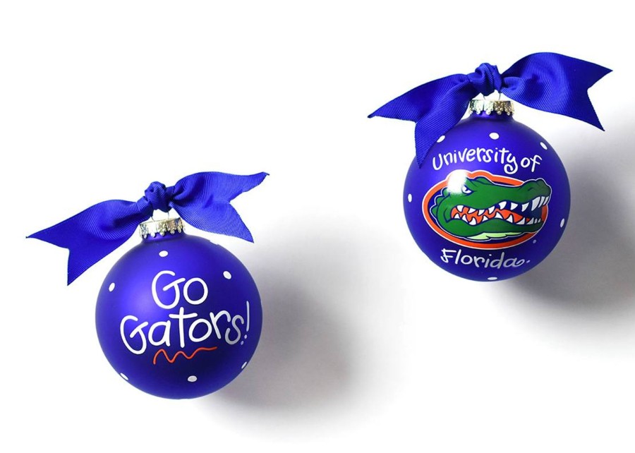 Collegiate Ornaments | Coton Colors by Laura Johnson Florida Mascot Glass Ornament