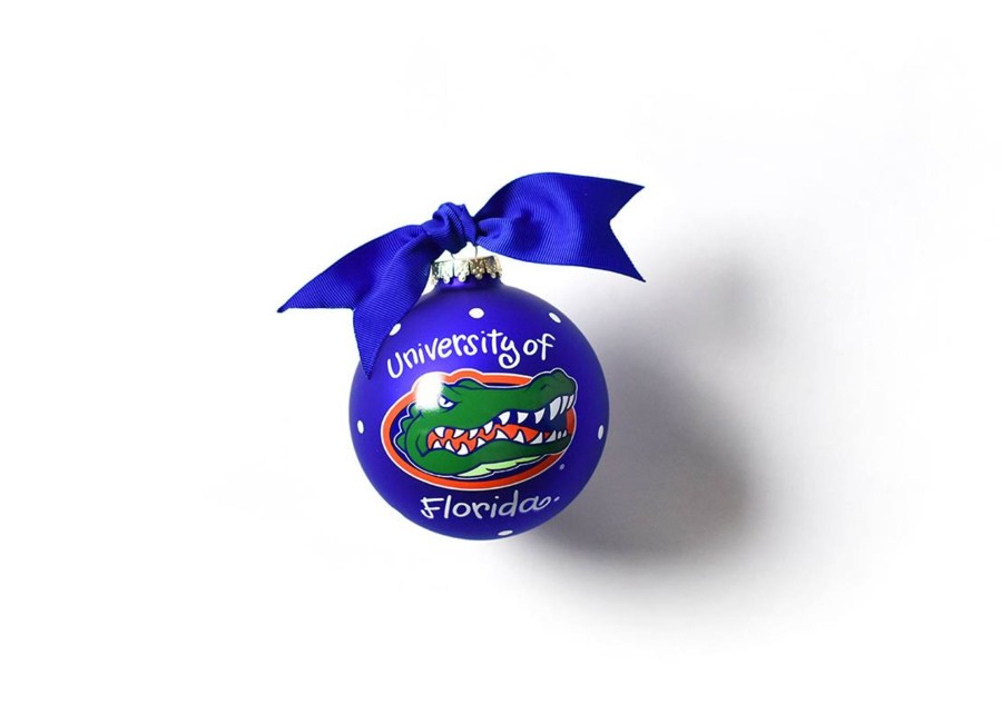 Collegiate Ornaments | Coton Colors by Laura Johnson Florida Mascot Glass Ornament