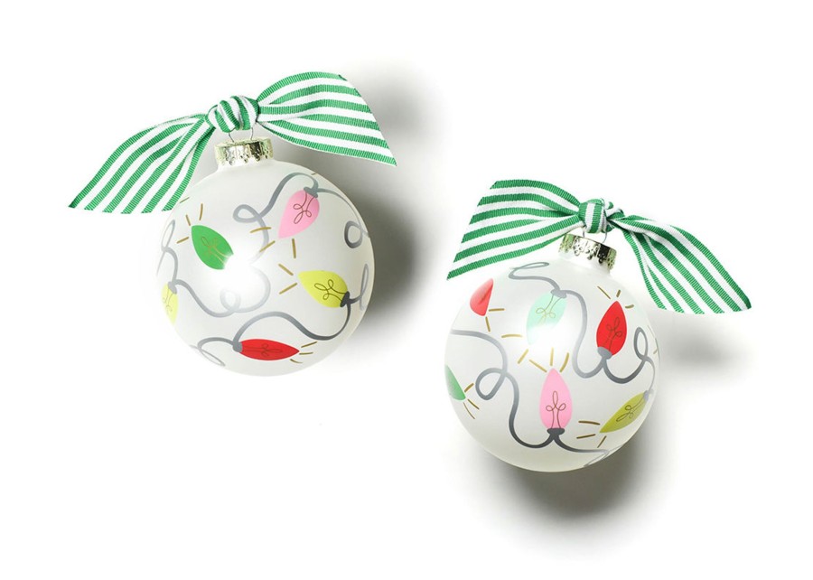 Holiday Ornaments | Coton Colors by Laura Johnson Gleaming Lights Glass Ornament