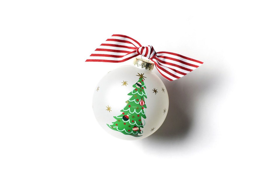 Holiday Ornaments | Coton Colors by Laura Johnson Trimmed Tree Glass Ornament