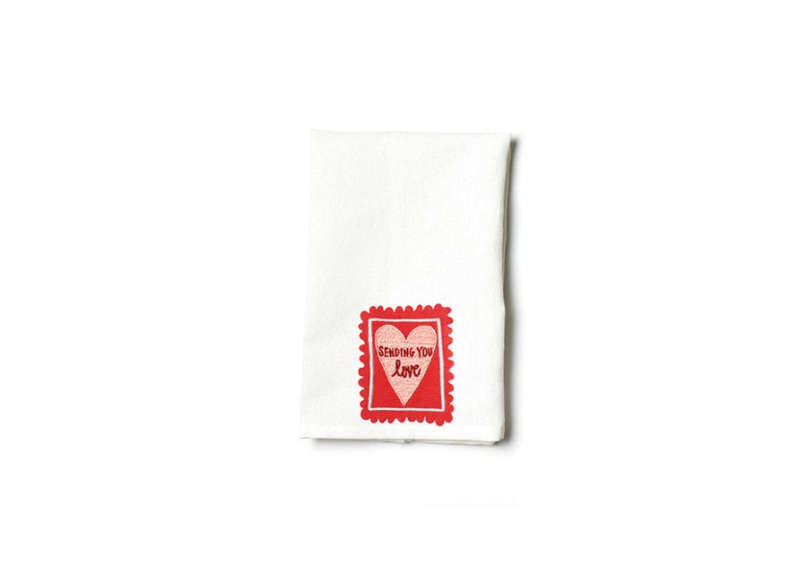 Shop All Home | Coton Colors by Laura Johnson Stamp Of Love Medium Hand Towel