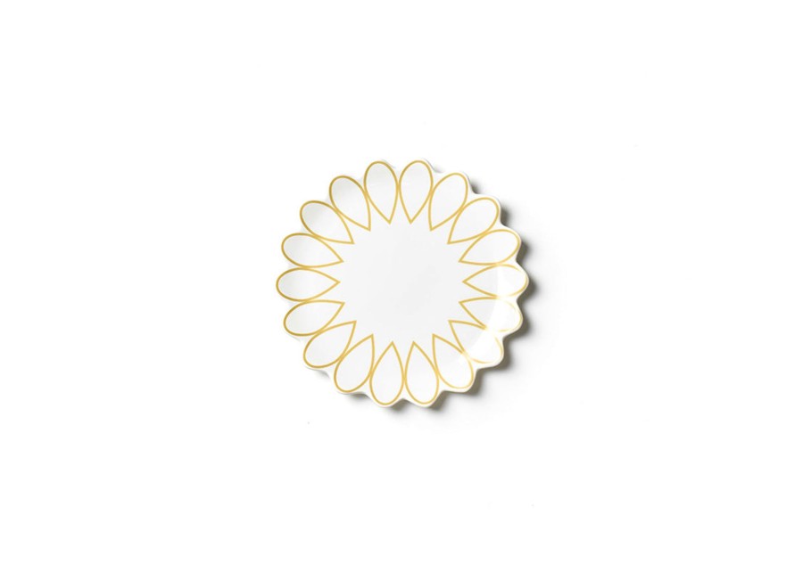 Shop All Dinnerware | Coton Colors by Laura Johnson Deco Gold Scallop Salad Plate