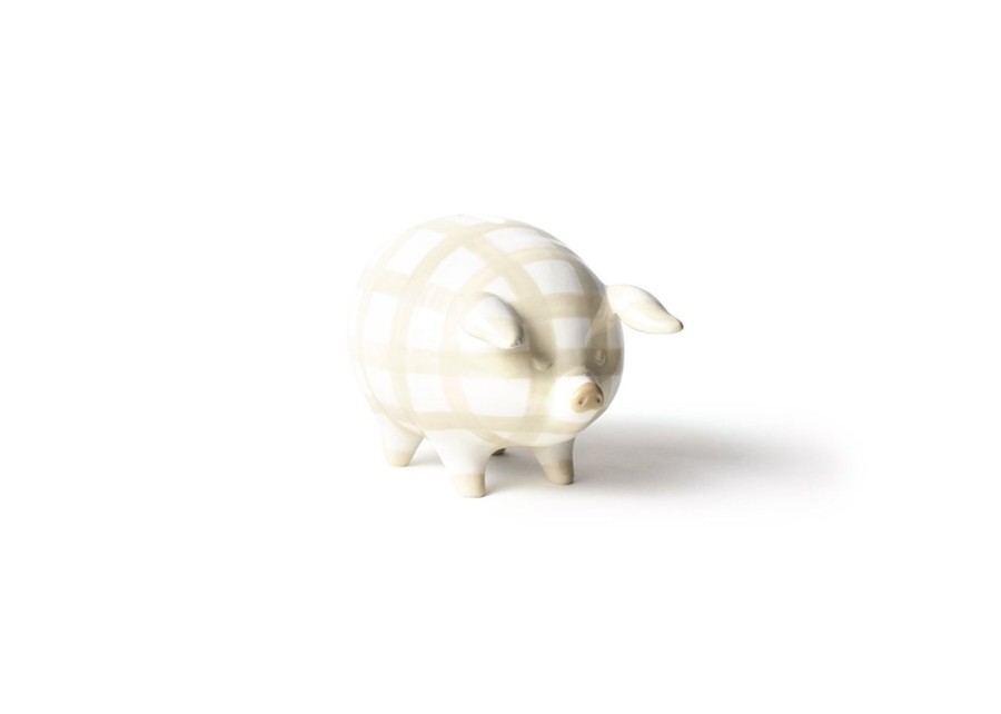 Babies & Children | Coton Colors by Laura Johnson Ecru Gingham Piggy Bank