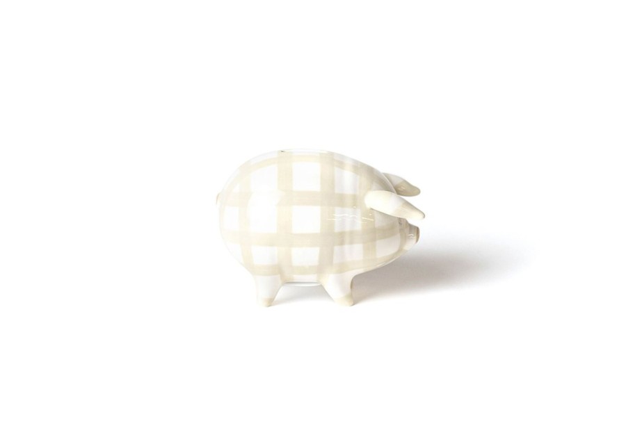 Babies & Children | Coton Colors by Laura Johnson Ecru Gingham Piggy Bank