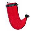 Seasonal Decor | Coton Colors by Laura Johnson Red Velvet Stocking With Trim