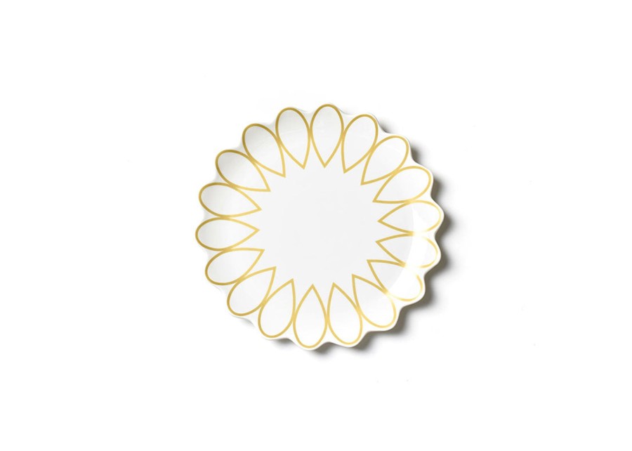 Shop All Dinnerware | Coton Colors by Laura Johnson Deco Gold Scallop 4 Piece Place Setting