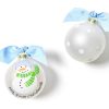 Babies & Children Ornaments | Coton Colors by Laura Johnson My First Christmas Snowman Boy Glass Ornament