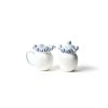 Table Accessories | Coton Colors by Laura Johnson Iris Blue Drop Ruffle Cream And Sugar Set