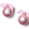 Babies & Children Ornaments | Coton Colors by Laura Johnson My First Birthday Girl Glass Ornament