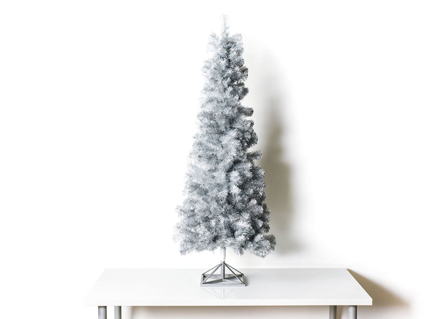 Seasonal Decor | Coton Colors by Laura Johnson 5-Foot Silver Tinsel Tree