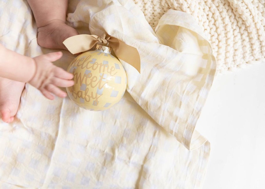 Babies & Children | Coton Colors by Laura Johnson Ecru Gingham Swaddle