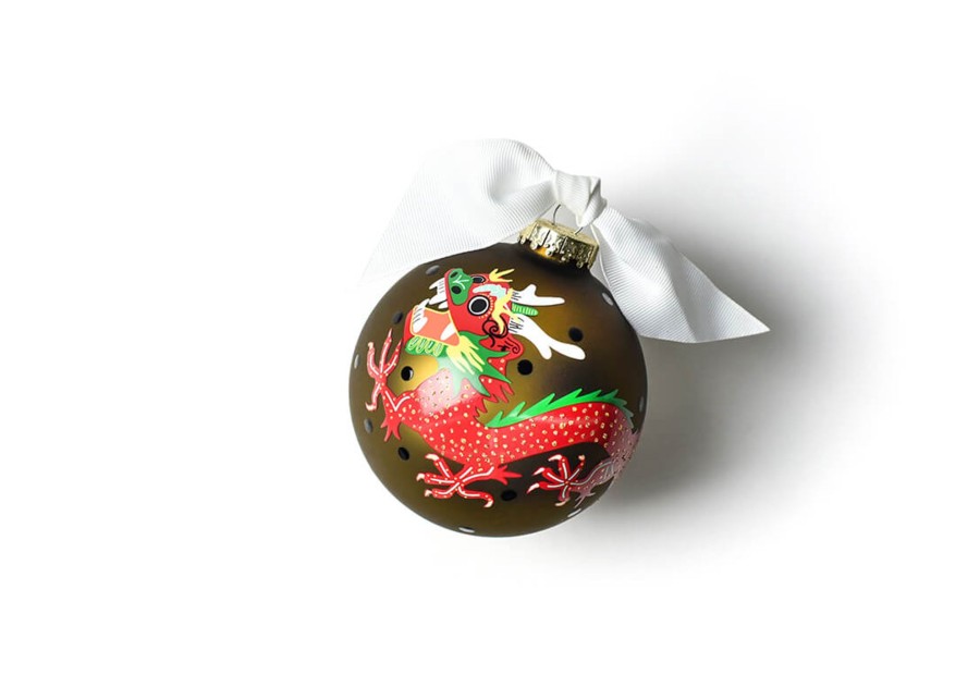 Commemorative Ornaments | Coton Colors by Laura Johnson Chinese Dragon Glass Ornament