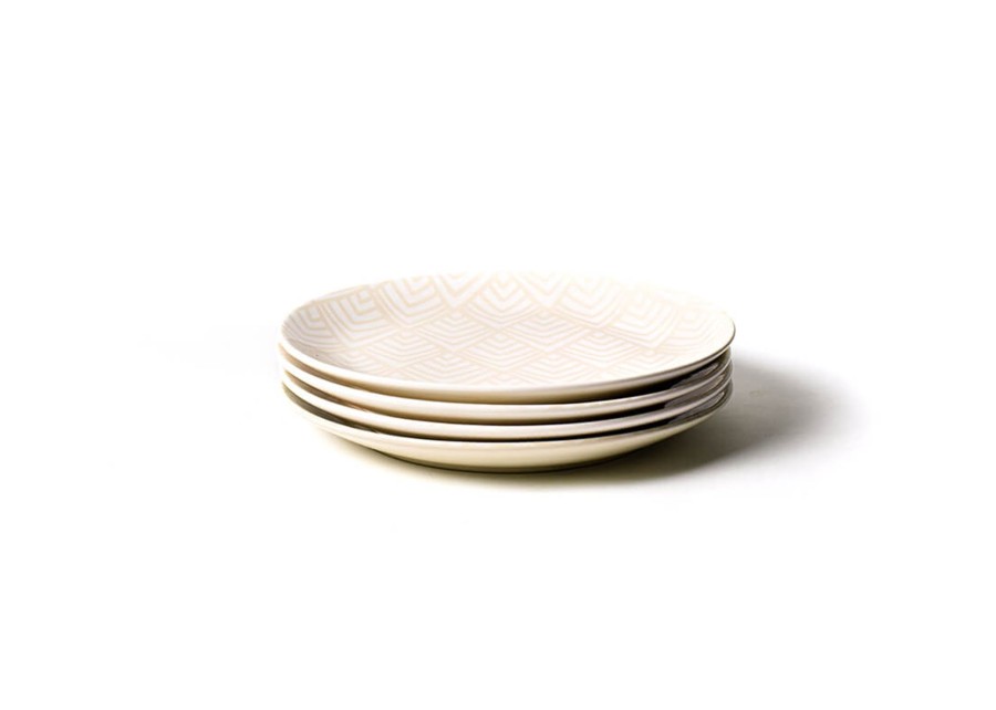 Shop All Dinnerware | Coton Colors by Laura Johnson Blush Layered Diamond Dinner Plate, Set Of 4