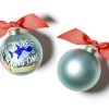 Babies & Children Ornaments | Coton Colors by Laura Johnson Shark Glass Ornament