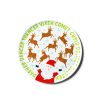 Babies & Children | Coton Colors by Laura Johnson Fair Skin Calling All Reindeer Melamine Dinner Plate