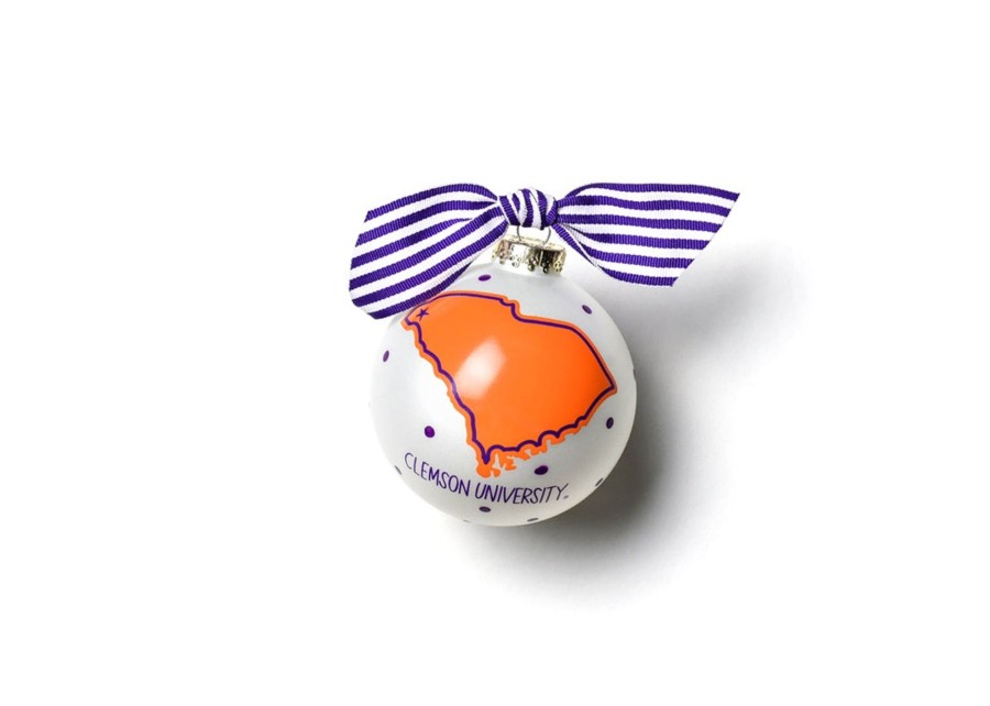 Commemorative Ornaments | Coton Colors by Laura Johnson Clemson University State Glass Ornament