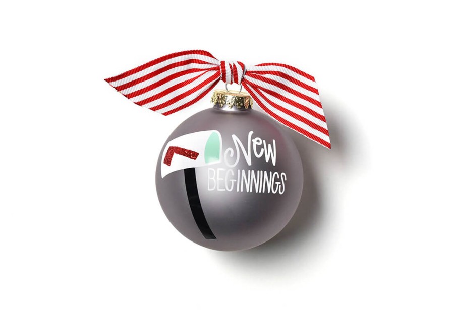 Commemorative Ornaments | Coton Colors by Laura Johnson New Beginnings Mailbox Glass Ornament