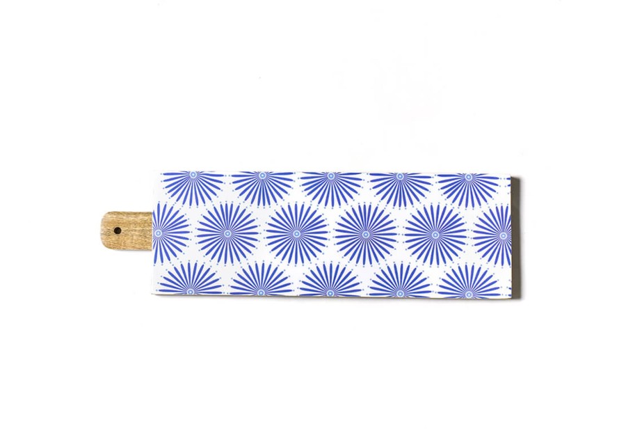 Build Your Own Board | Coton Colors by Laura Johnson Iris Blue Burst Mango Wood Large Rectangle Board