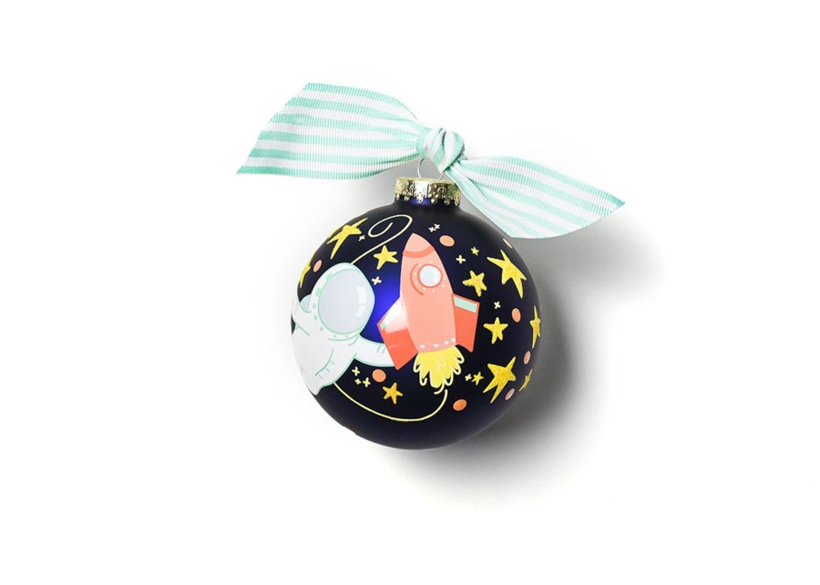 Babies & Children Ornaments | Coton Colors by Laura Johnson Out In Space Glass Ornament