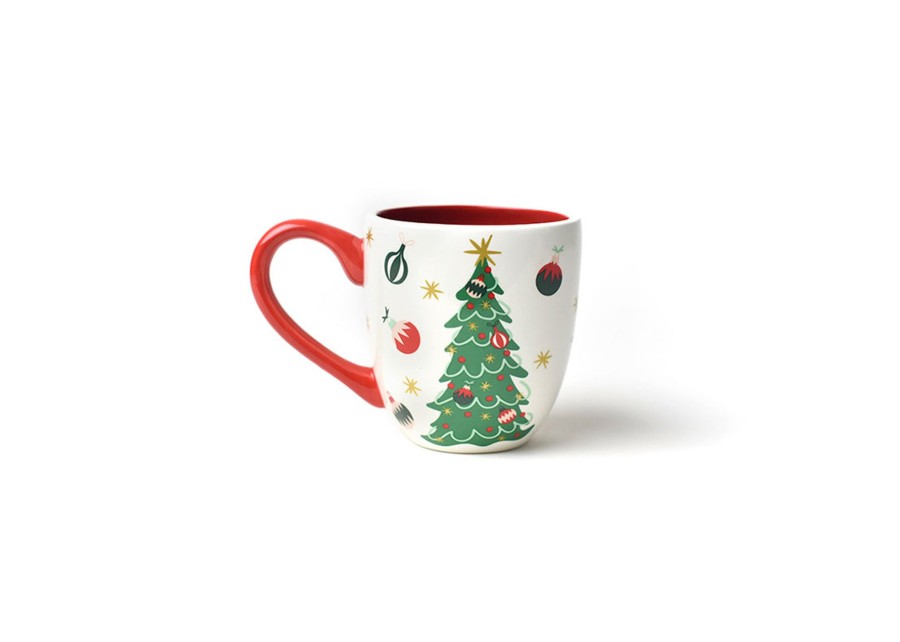 Mugs | Coton Colors by Laura Johnson Vintage Trimmed Tree Mug