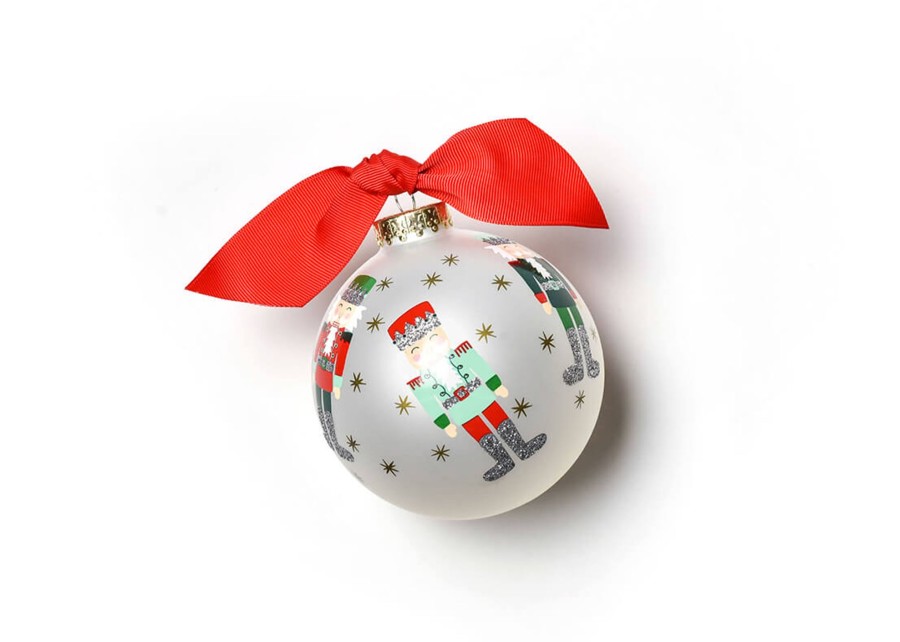 Holiday Ornaments | Coton Colors by Laura Johnson Nutcracker Glass Ornament