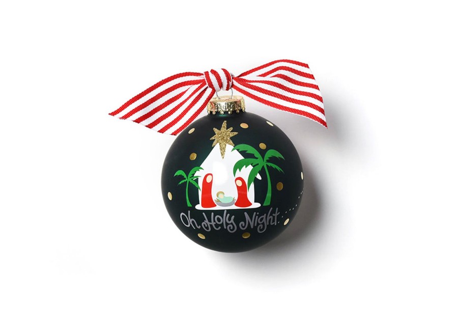 Commemorative Ornaments | Coton Colors by Laura Johnson Oh Holy Night Glass Ornament