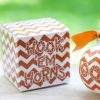 Collegiate Ornaments | Coton Colors by Laura Johnson Texas Chevron Glass Ornament