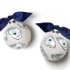 Commemorative Ornaments | Coton Colors by Laura Johnson Oyster Glass Ornament