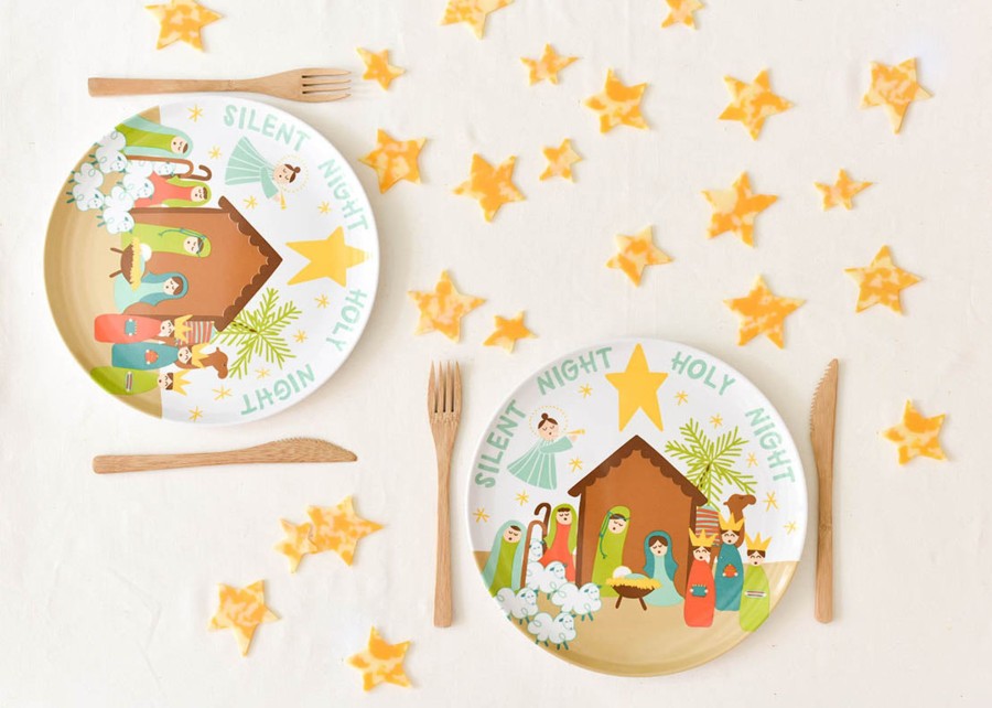 Babies & Children | Coton Colors by Laura Johnson Christmas Nativity Melamine Dinner Plate