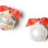 Family & Friends Ornaments | Coton Colors by Laura Johnson Best Teacher Ever Glass Ornament