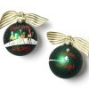 Religious Ornaments | Coton Colors by Laura Johnson Silent Night Glass Ornament