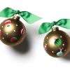 Holiday Ornaments | Coton Colors by Laura Johnson Gold Vintage Ornaments Glass Ornament