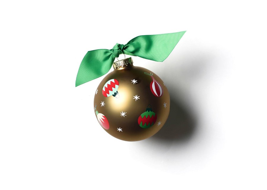 Holiday Ornaments | Coton Colors by Laura Johnson Gold Vintage Ornaments Glass Ornament