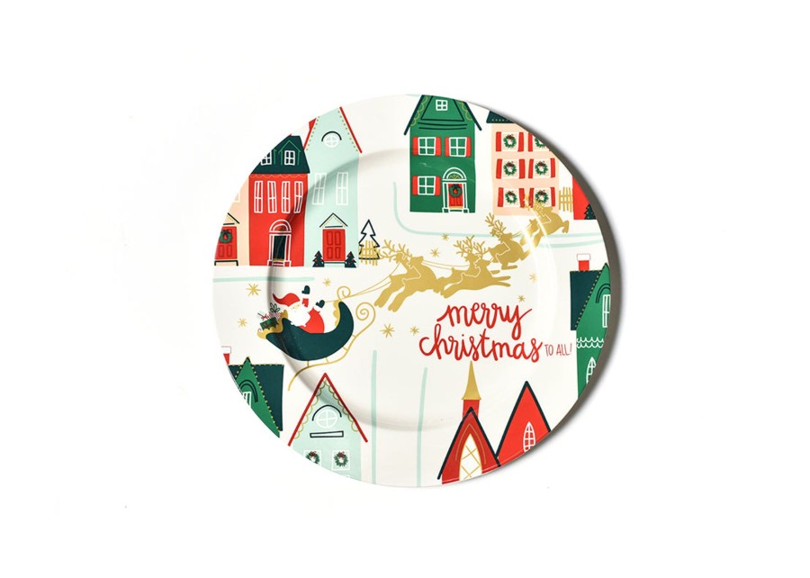 Shop All Serveware & Entertaining | Coton Colors by Laura Johnson Christmas In The Village Platter