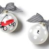 Commemorative Ornaments | Coton Colors by Laura Johnson Limited Edition 2019 St. Jude Glass Ornament - Red Wagon