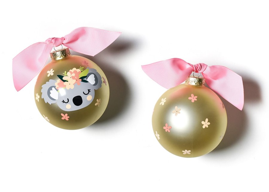 Babies & Children Ornaments | Coton Colors by Laura Johnson Koala Glass Ornament